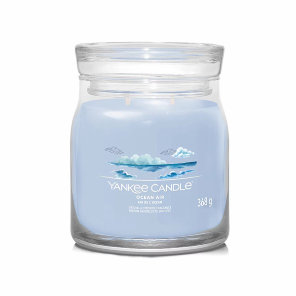Svíčka ve skleněné dóze Yankee Candle, Oceánský vzduch, 3...