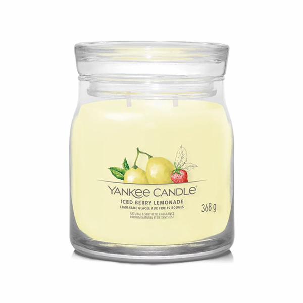 Svíčka ve skleněné dóze Yankee Candle, Ledová limonáda, 3...