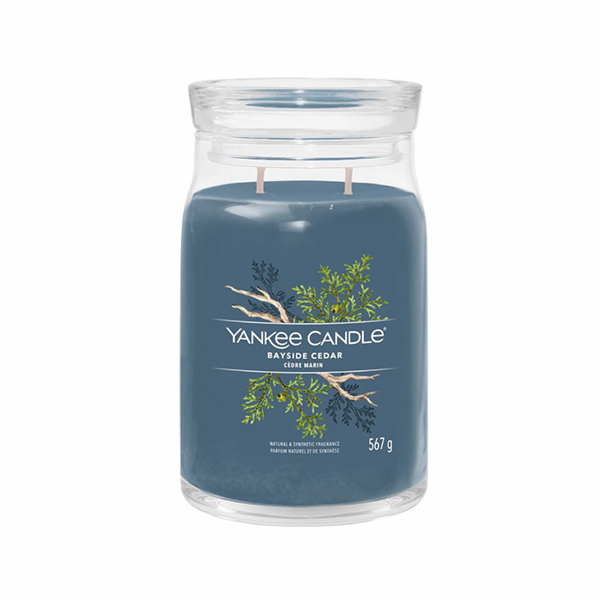 Svíčka ve skleněné dóze Yankee Candle, Pobřežní cedr, 567 g