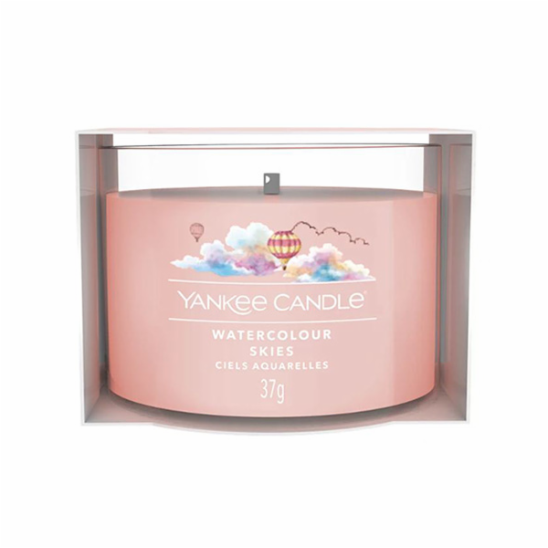 Votivní svíčka Yankee Candle, Akvarelová obloha, 37 g