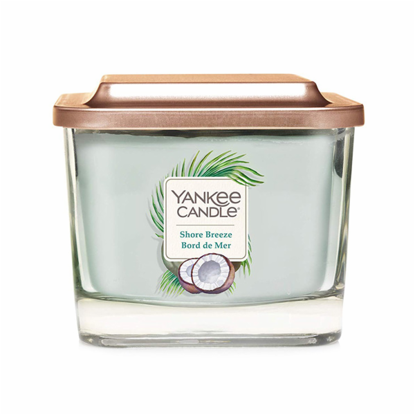 Svíčka ve skleněné váze Yankee Candle, Mořský vánek, 347 g