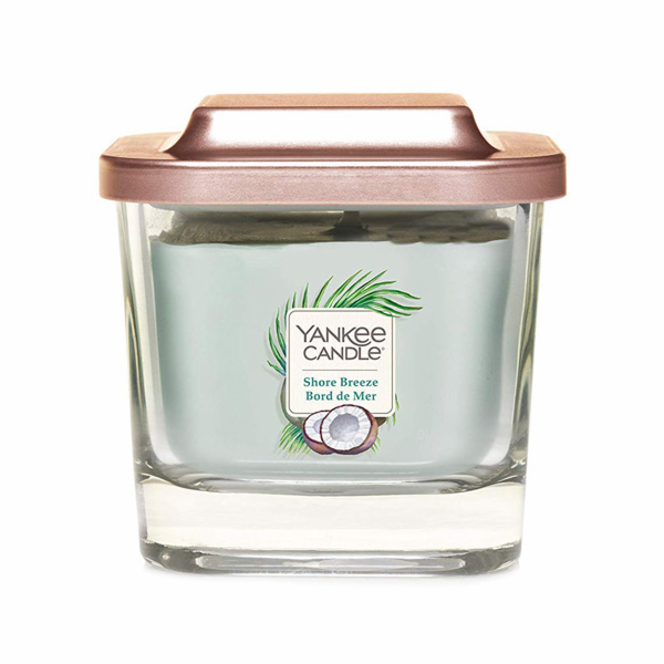 Svíčka ve skleněné váze Yankee Candle, Mořský vánek, 96 g