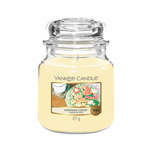 Svíčka ve skleněné dóze Yankee Candle, Vánoční cukroví, 4...