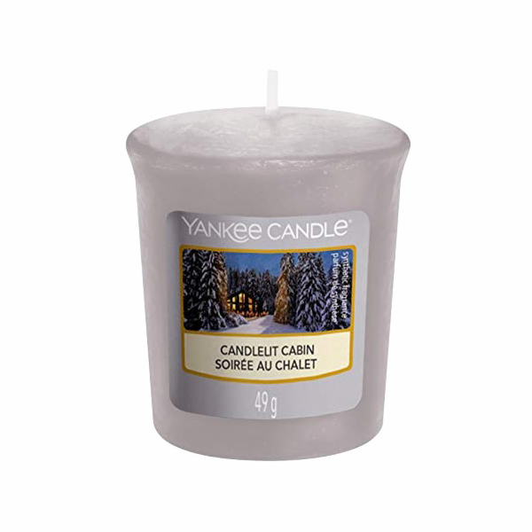 Svíčka Yankee Candle, Chata ozářena svíčkou, 49 g