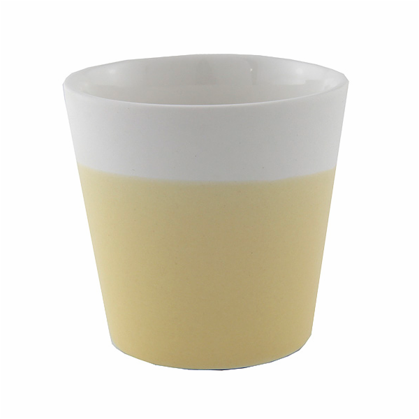 Svícen Yankee Candle, Keramický, pastelová žlutá, na voti...