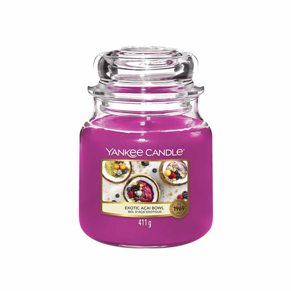 Svíčka ve skleněné dóze Yankee Candle, Miska exotických c...