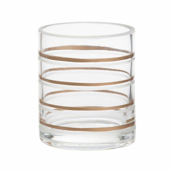 Svícen skleněný Yankee Candle, Copper Elegance 3, průměr ...
