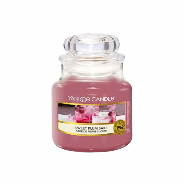 Svíčka ve skleněné dóze Yankee Candle, Sladké švestkové s...