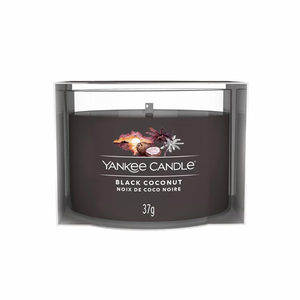 Votivní svíčka Yankee Candle, Černý kokos, 37 g