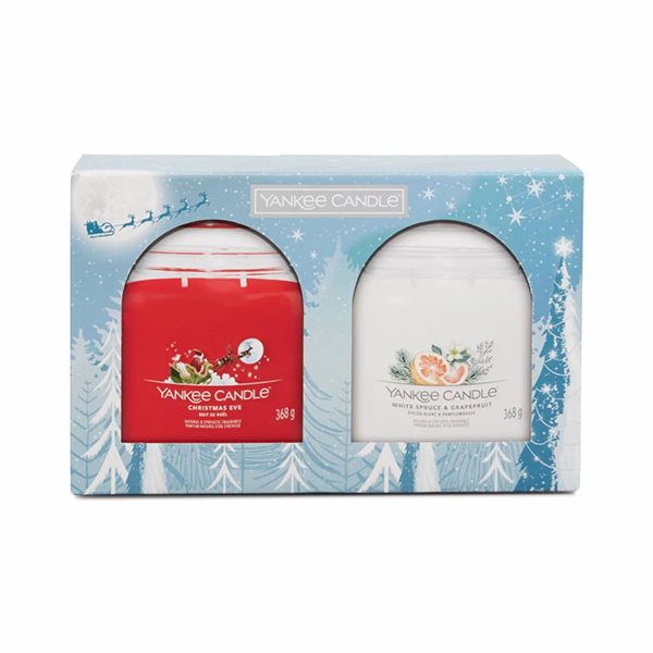 Dárková sada svíček Yankee Candle, Štědrý večer, Bílý smr...