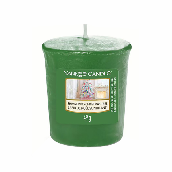 Svíčka Yankee Candle, Rozzářený vánoční stromeček, 49 g
