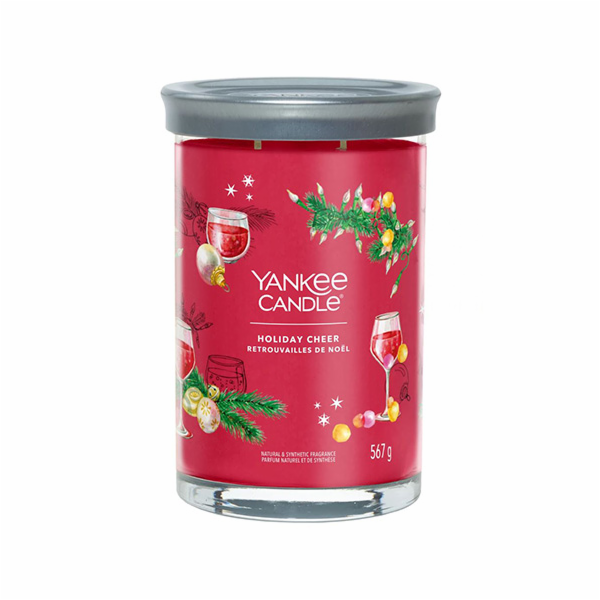 Svíčka ve skleněném válci Yankee Candle, Vánoční veselí, ...