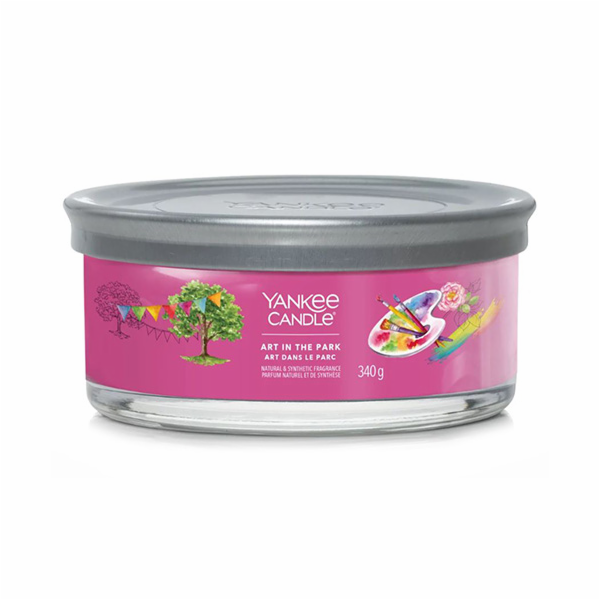 Svíčka ve skleněném válci Yankee Candle, Umění v parku, 3...
