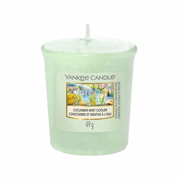 Svíčka Yankee Candle, Okurková limonáda s mátou, 49 g