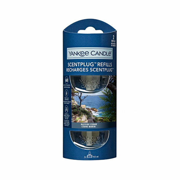 Náplně do osvěžovače Yankee Candle, Pobřežní cedr, 2 x 18...