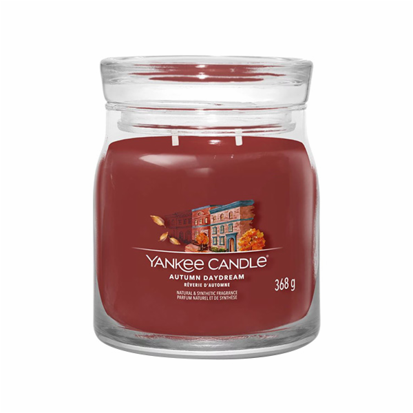 Svíčka ve skleněné dóze Yankee Candle, Podzimní denní sně...