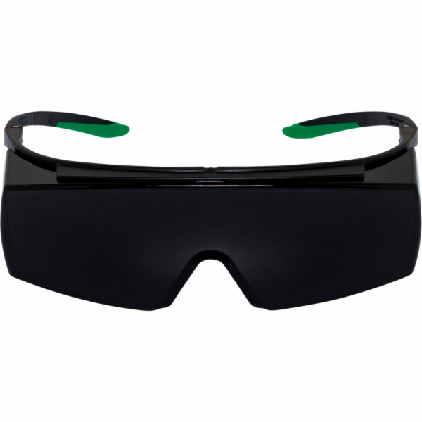 uvex super f OTG welding safety spectacles black/green