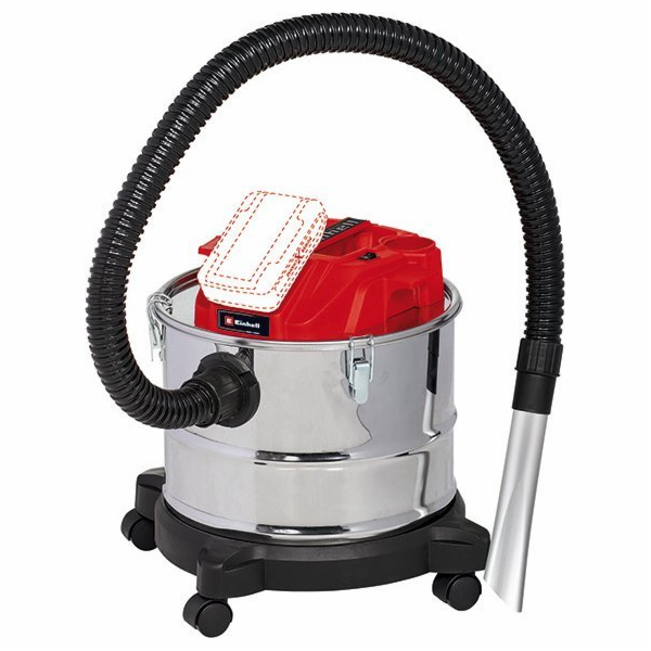 Einhell TE-AV 18/15 Li C-Solo 15 L Black  Grey  Red