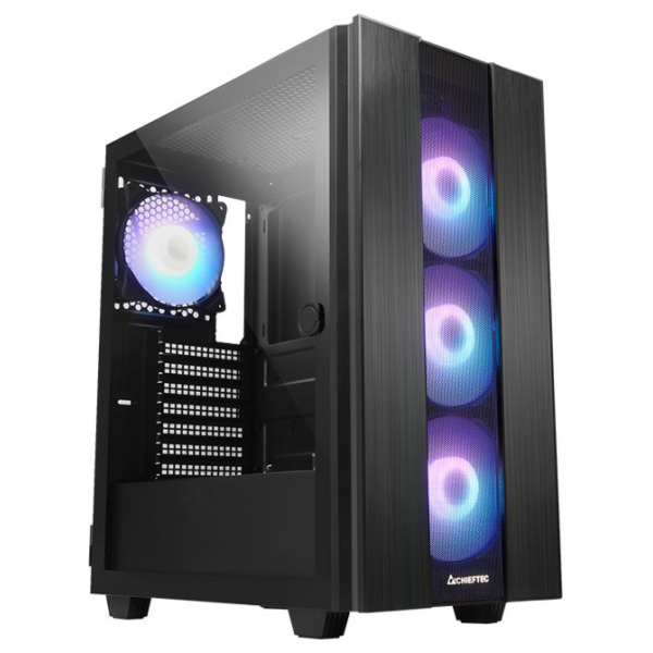 CHIEFTEC ATX GS-02B-OP / ARGB / 4x120 mm / USB 3.0 / USB-...