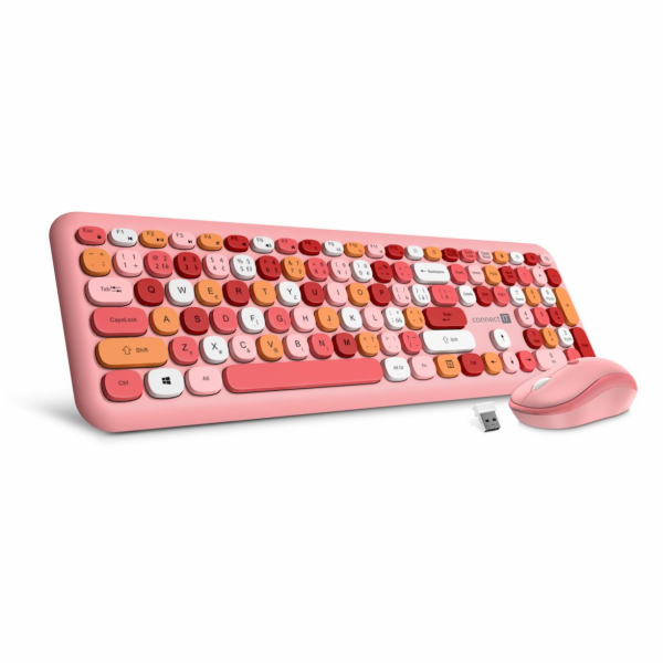 Set klávesnice + myš Connect IT FASHION combo bezdrátová ...