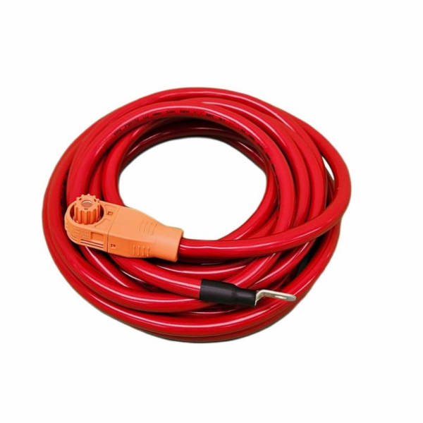 Kabel DEYE silový,  pro baterii BOS-G, 5m, červený
