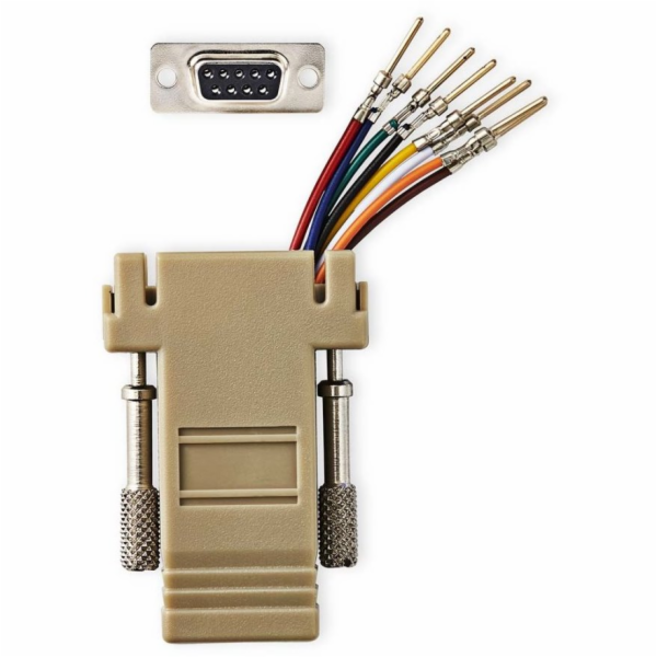 NEDIS serial adaptér/ zástrčka D-SUB 9-Pin - zásuvka RJ45...