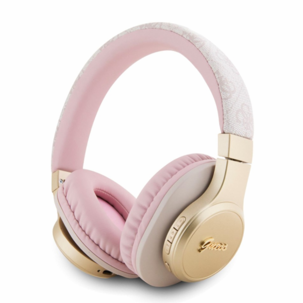 Guess PU Leather 4G Script Logo Bluetooth Stereo Headphon...