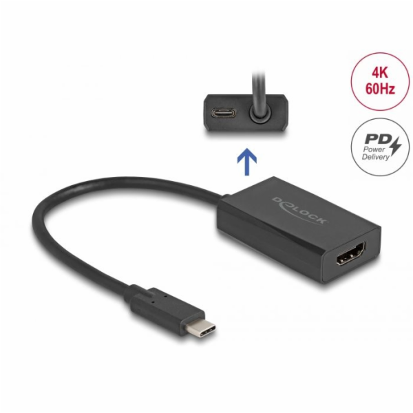Delock Adaptér ze zásuvku HDMI na zástrčky USB Type-C™ (D...