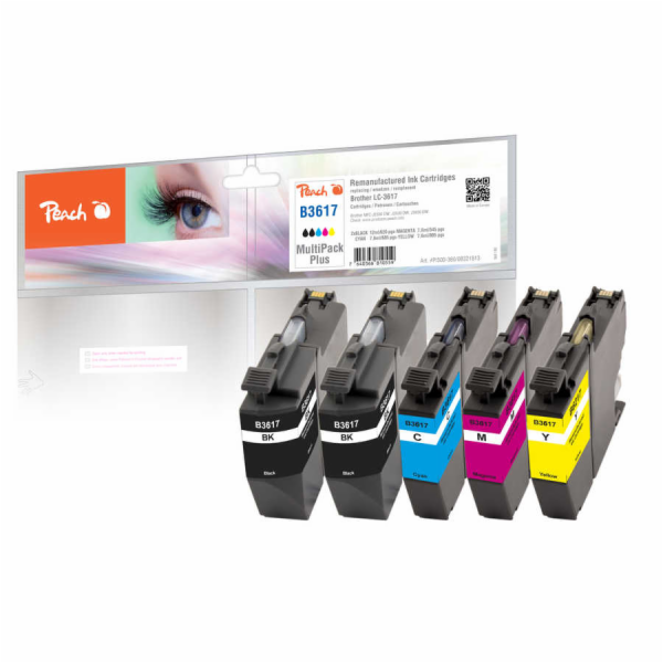 PEACH kompatibilní cartridge Brother LC-3617 MultiPack Pl...
