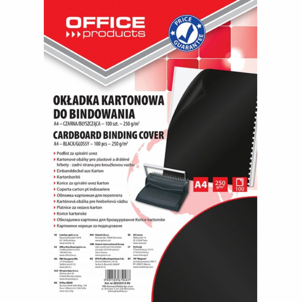 Kancelářské produkty KANCELÁŘSKÉ PRODUKTY VÁZÁNÍ, KARTON,...