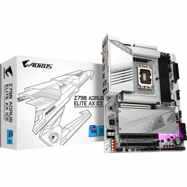 GIGABYTE MB Sc LGA1700 Z790 AORUS ELITE AX ICE, Intel Z79...