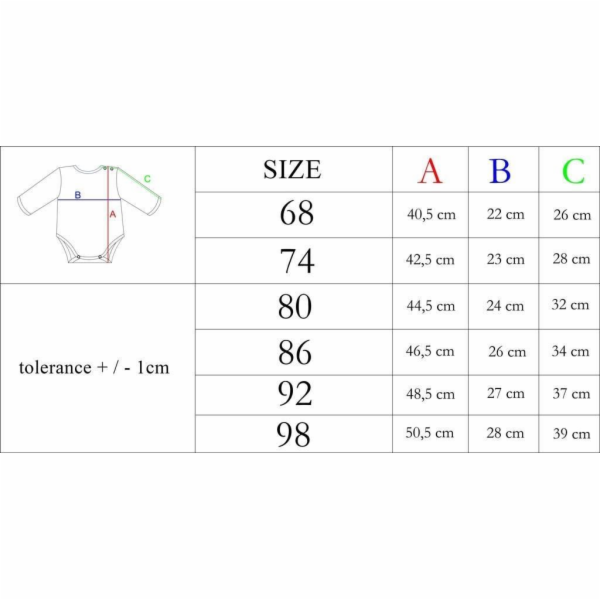 Kojenecké body s krátkým rukávem Nicol Viki Vel.68 (4-6m)