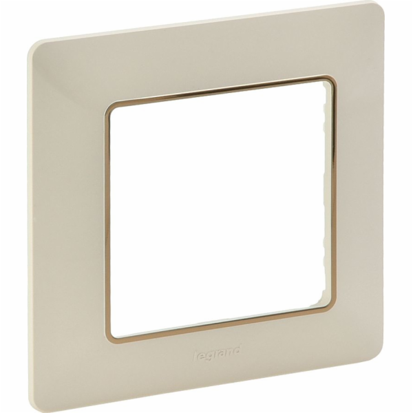 Legrand Valena Life single frame krémová / zlatá (754061)