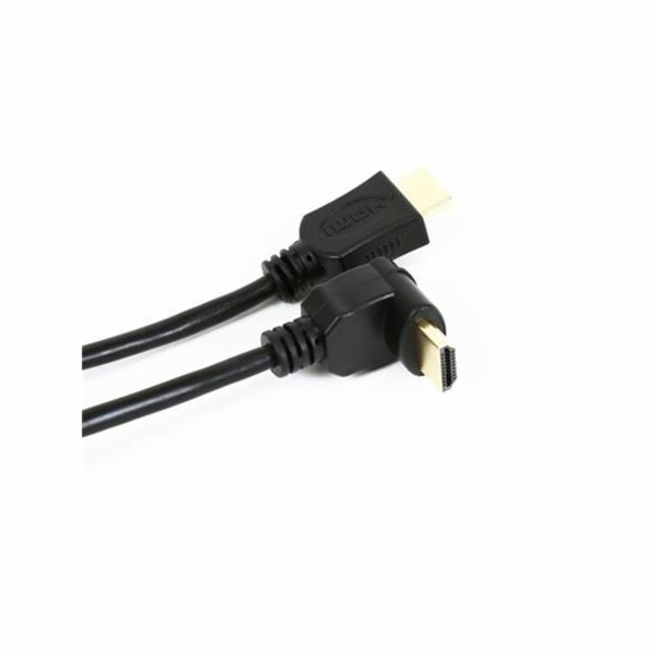 OMEGA OCHK34 KABEL HDMI v.1.4 GOLD ANGULAR 3M BLISTER