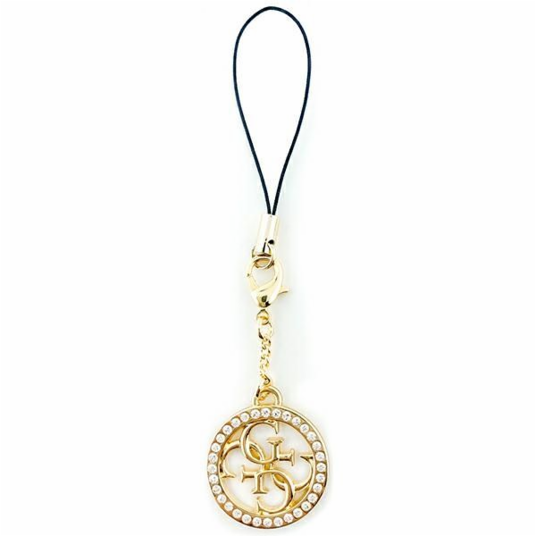 Guess Přívěsek 4G Strass Metal Logo Nové