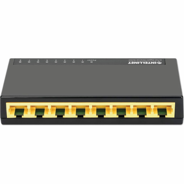 INTELLINET Desktop 8-Port Gigabit Ethernet Switch černá 