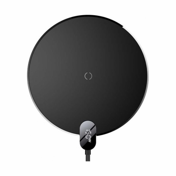 BASEUS Digitální LED indukční nabíječka 2 A (BSU3185BLK)