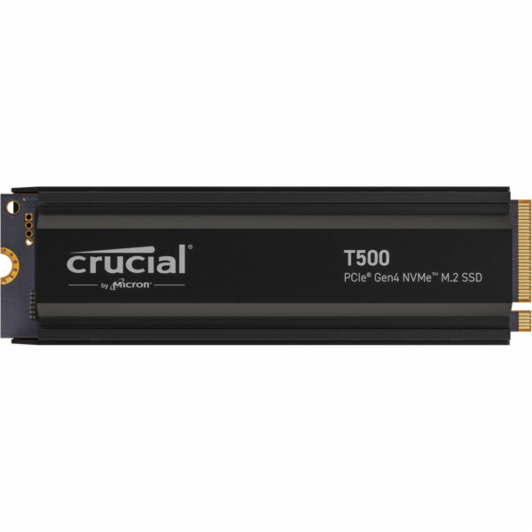 Crucial T500 with heatsink   2TB PCIe Gen4 NVMe M.2 SSD