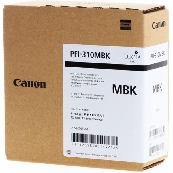 CANON INK PFI-310 MBK, TX-4100