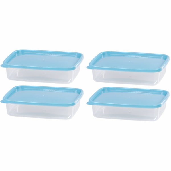 Dóza na potraviny 1000 ml obdélník Lunchbox set 4 ks