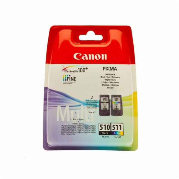 Canon CARTRIDGE PG-510/CL-511 PVP pro PIXMA iP2700, MP230...
