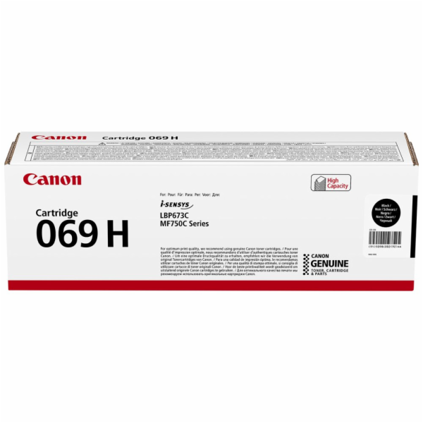 Canon originální vysokokapacitní toner Cartridge 069 H BK...