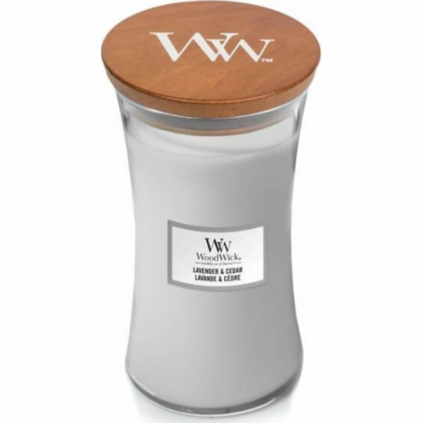 WoodWick WoodWick velká svíčka levandule a cedru