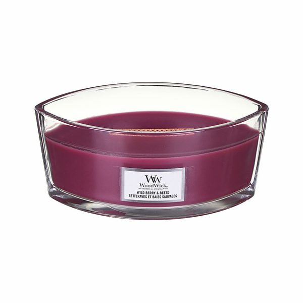 Svíčka WoodWick loď, Wild Berry & Beets, Lesní plody a ře...