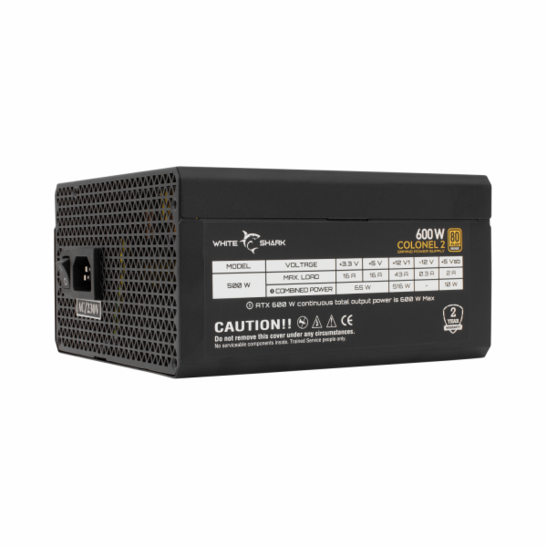 White Shark GPSU-B600S Colonel-2 600W 80+ bronzová FullMo...