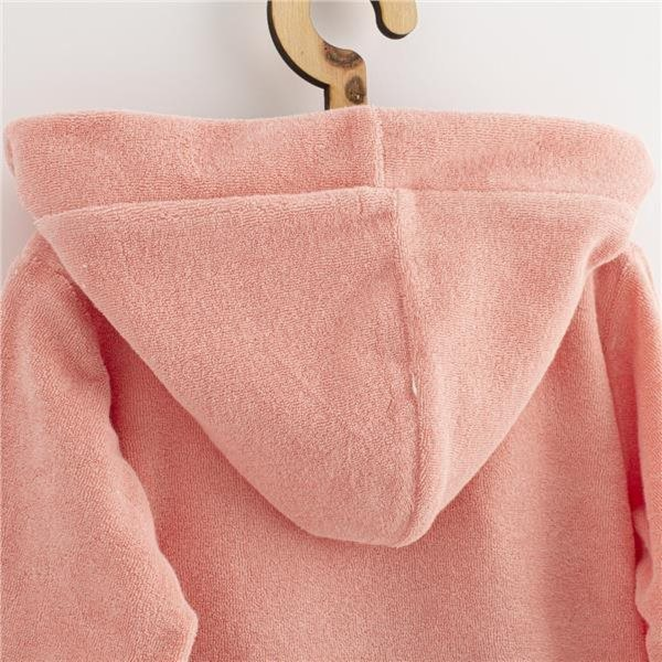 Dětský froté župan New Baby Comfortably pink Vel.92/98
