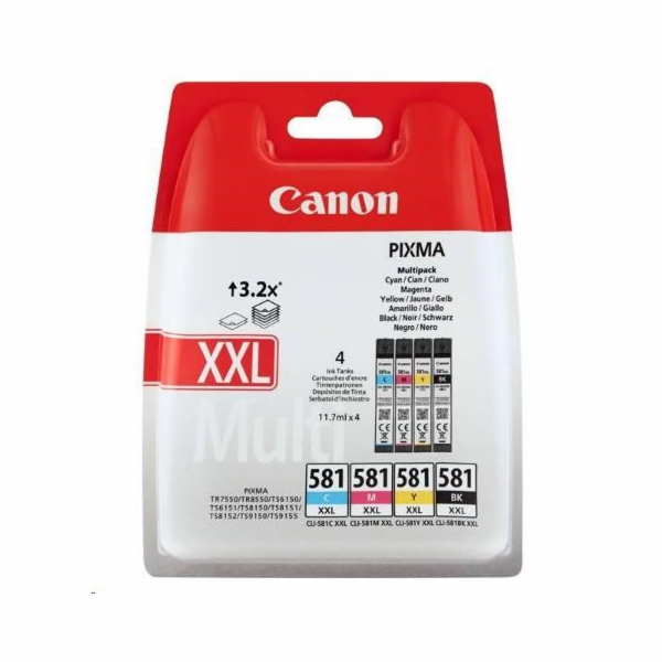 Multipack inkoustu Canon CLI-581XXL