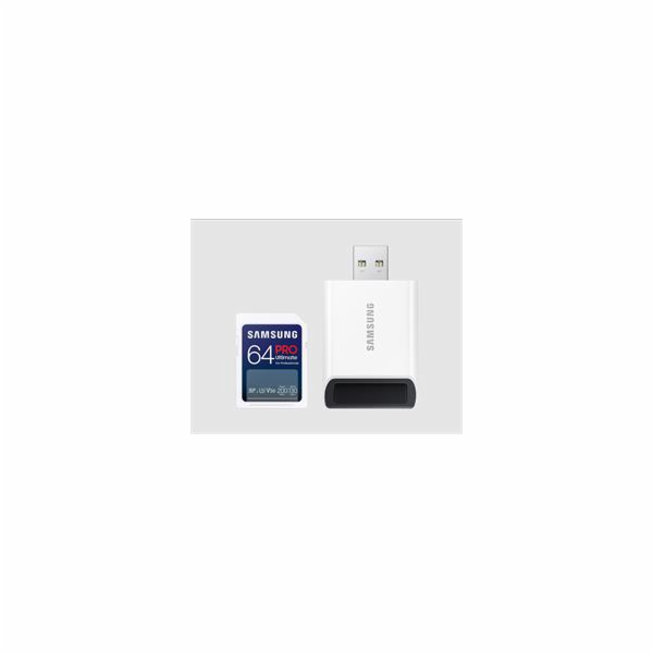Samsung SDXC 64GB PRO ULTIMATE + USB adaptér