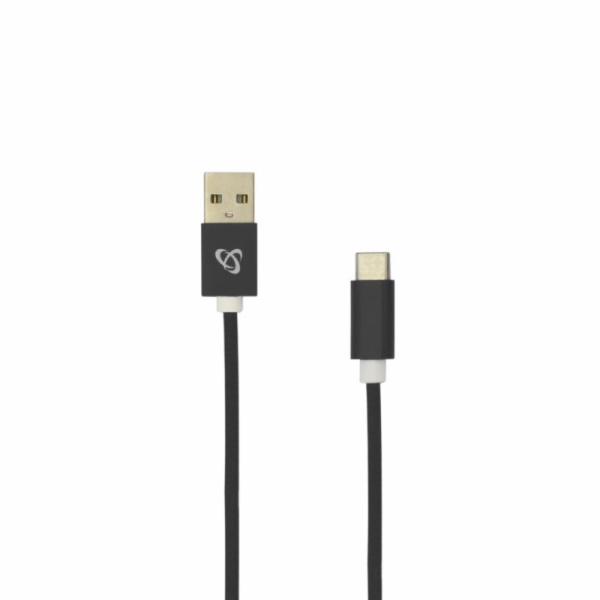 SBOX kabel USB- USB-TYP C M/M, 1,5m, blistr, černá