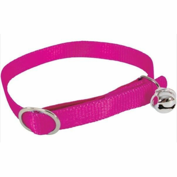 Zolux Obojek pro kočky nylon 10mm/30cm růžový